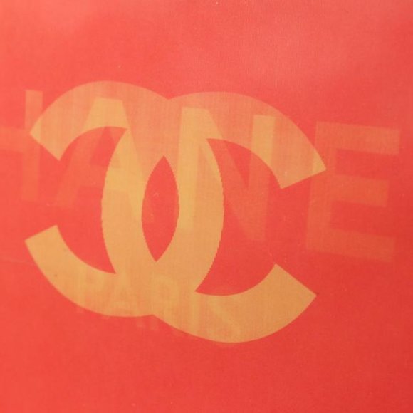 Chanel Red Holographic CC Logo Chain Tote Hologram Bag 4ck726a - Picture 8 of 12